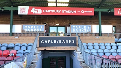 Hartpury University Stadium is now named after the 4ED foundation Photo